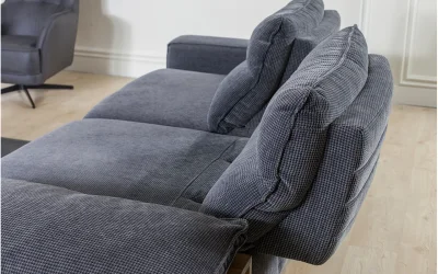 Relax Ahşap Kollu 3lü Koltuk