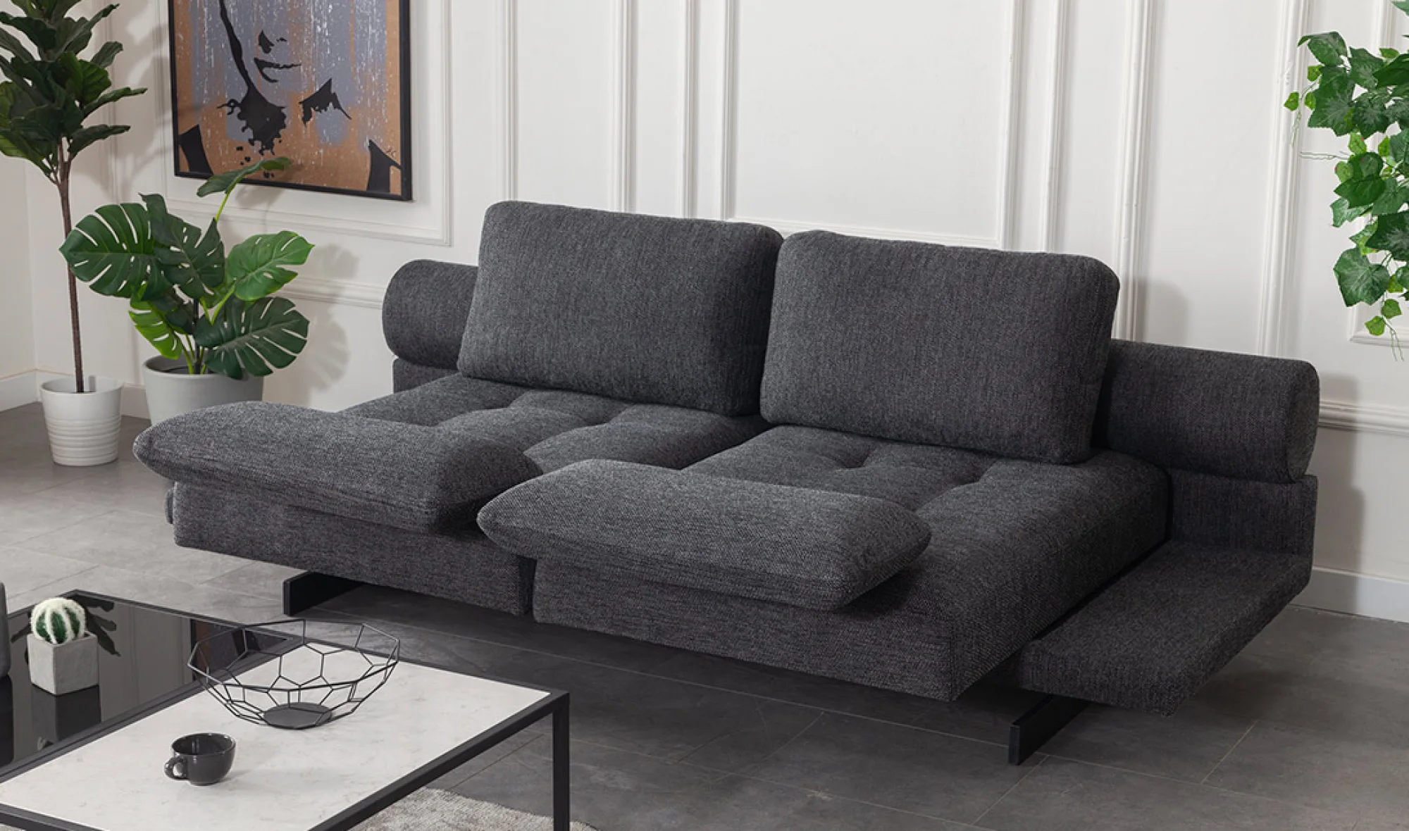 Esila Mekanizmalı 3lü Koltuk