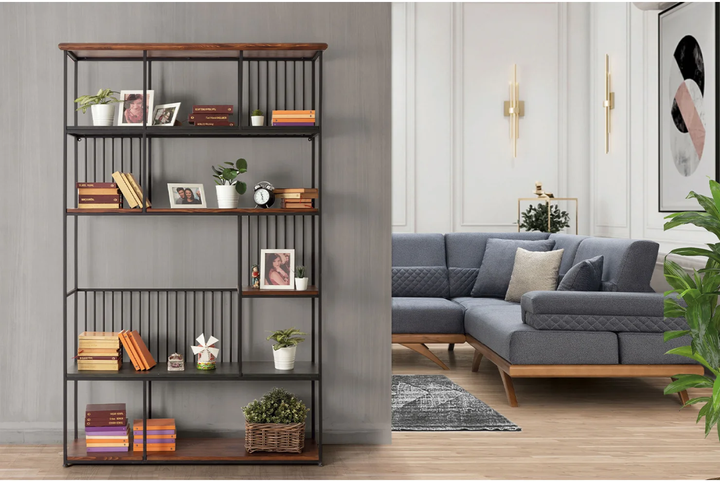 Bodrum Kitaplık Siyah