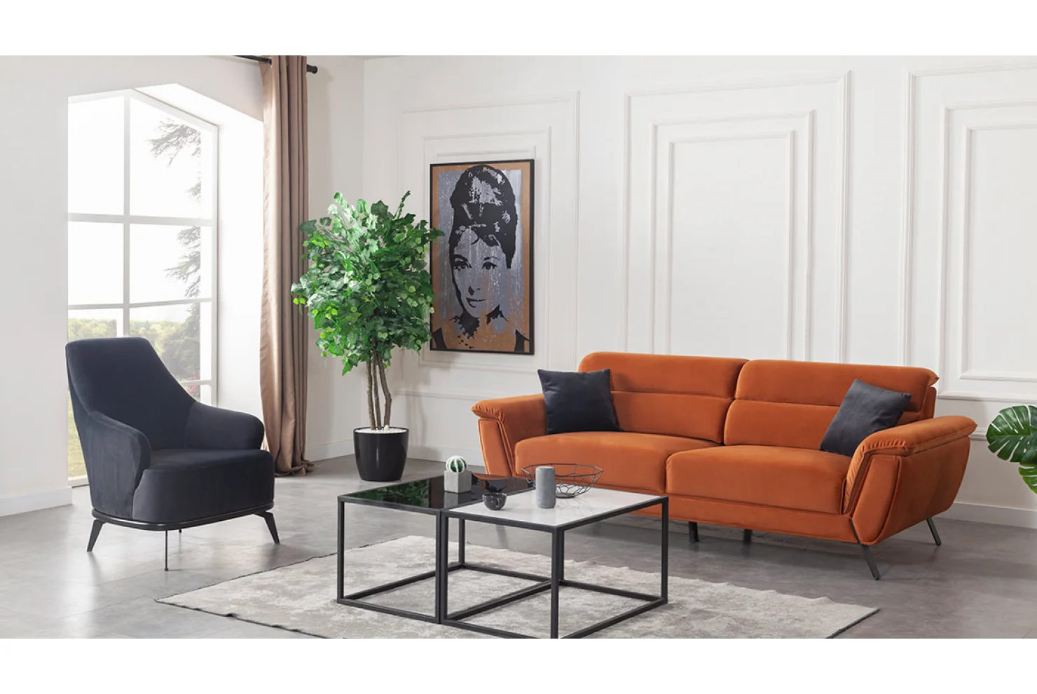 Cesi Koltuk Takımı | Koltuk 3lü 2 Adet - Berjer 1 Adet