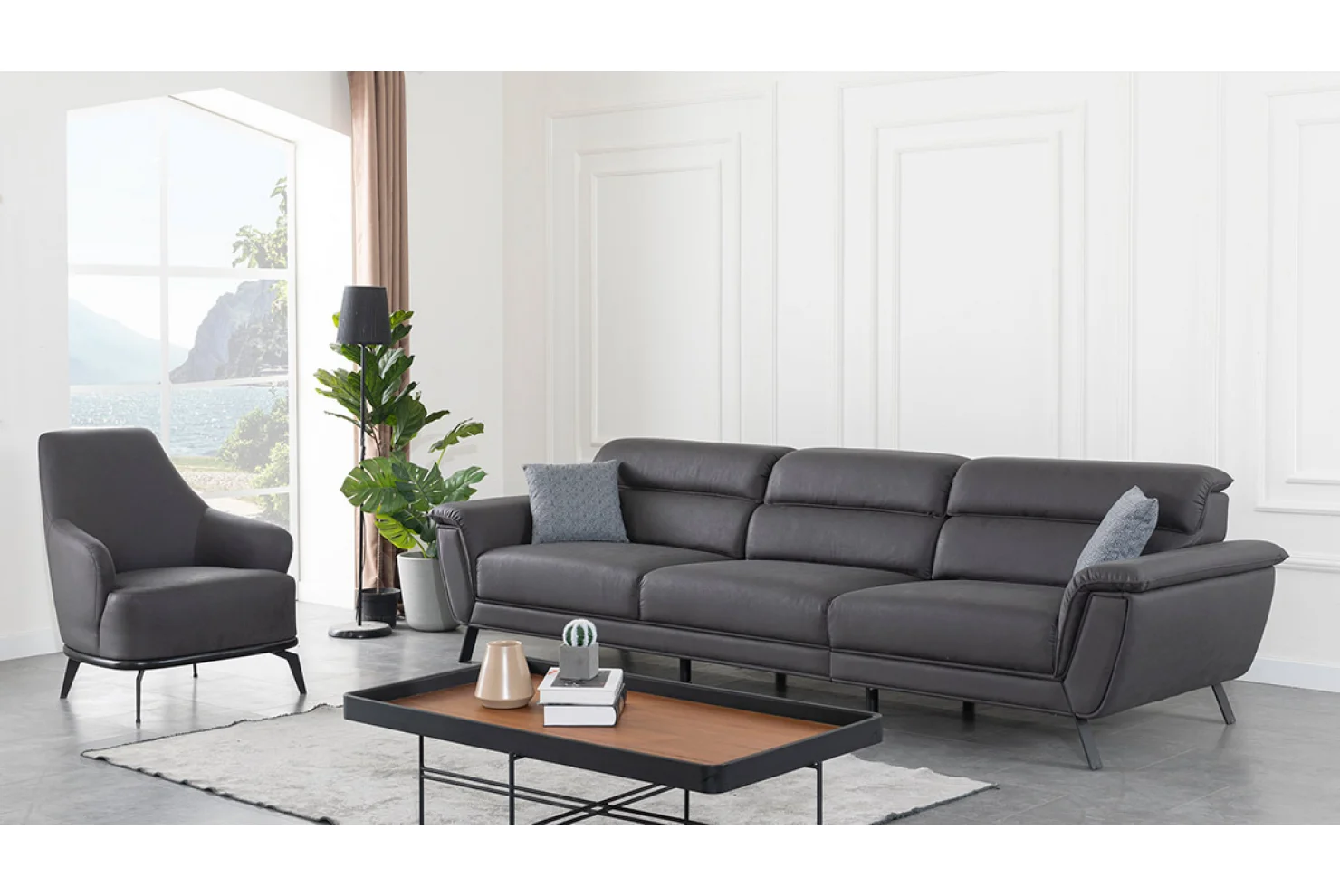 Cesi Koltuk Takımı | Koltuk 3lü 2 Adet - Berjer 1 Adet