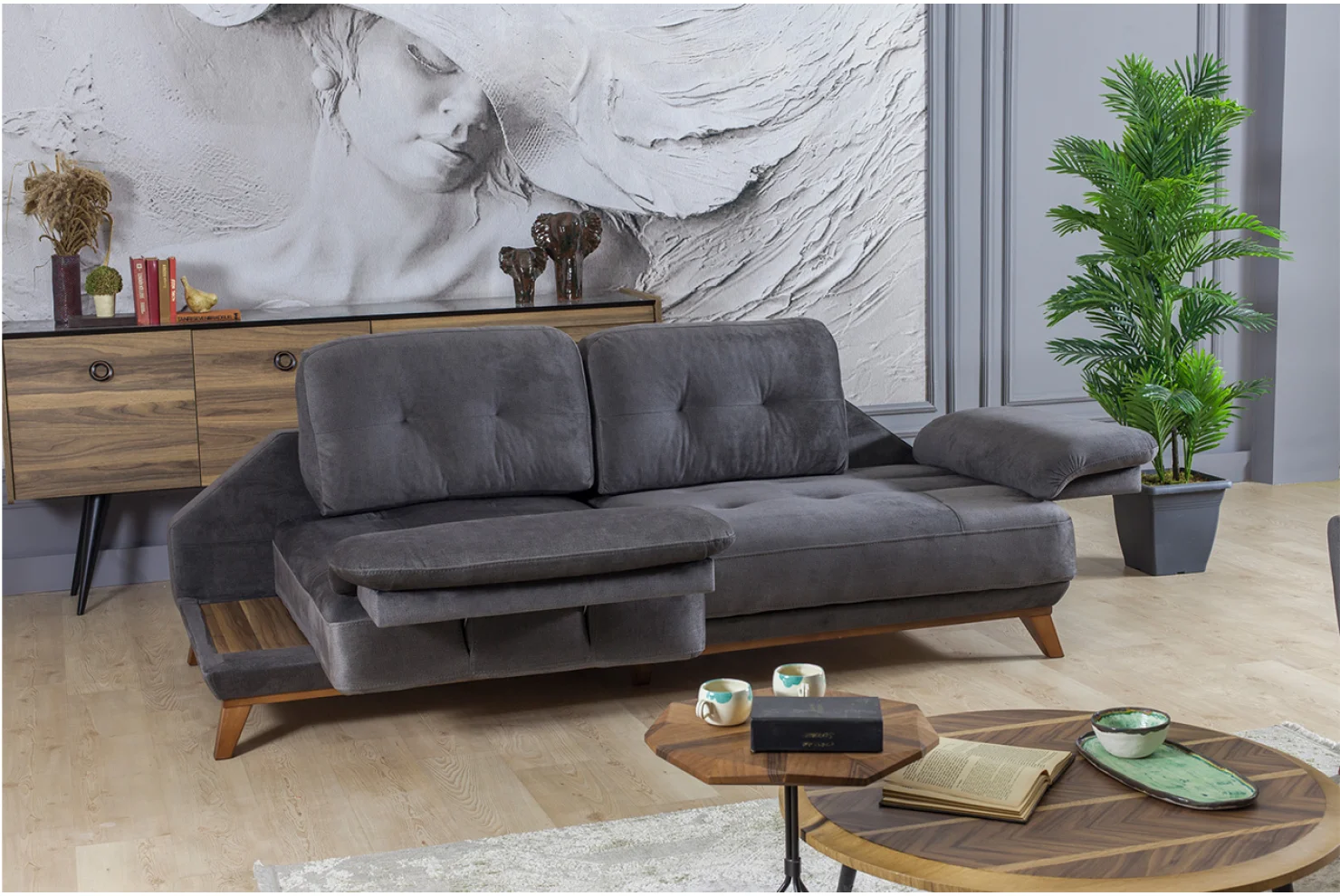 Mexes Mekanizmalı 3lü Koltuk