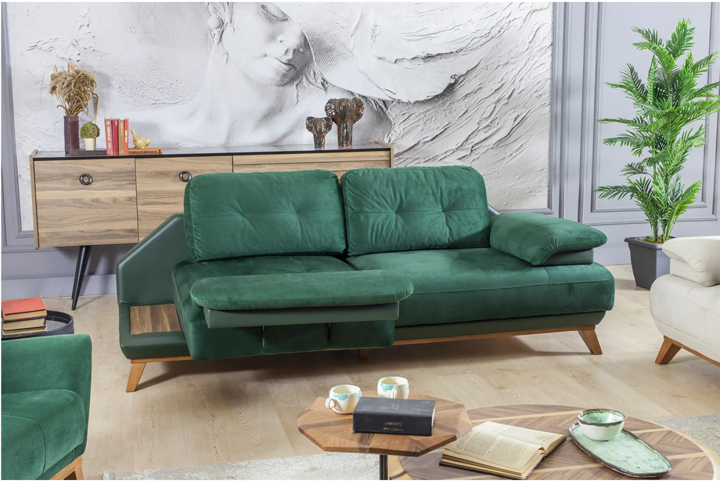 Mexes Mekanizmalı 3lü Koltuk