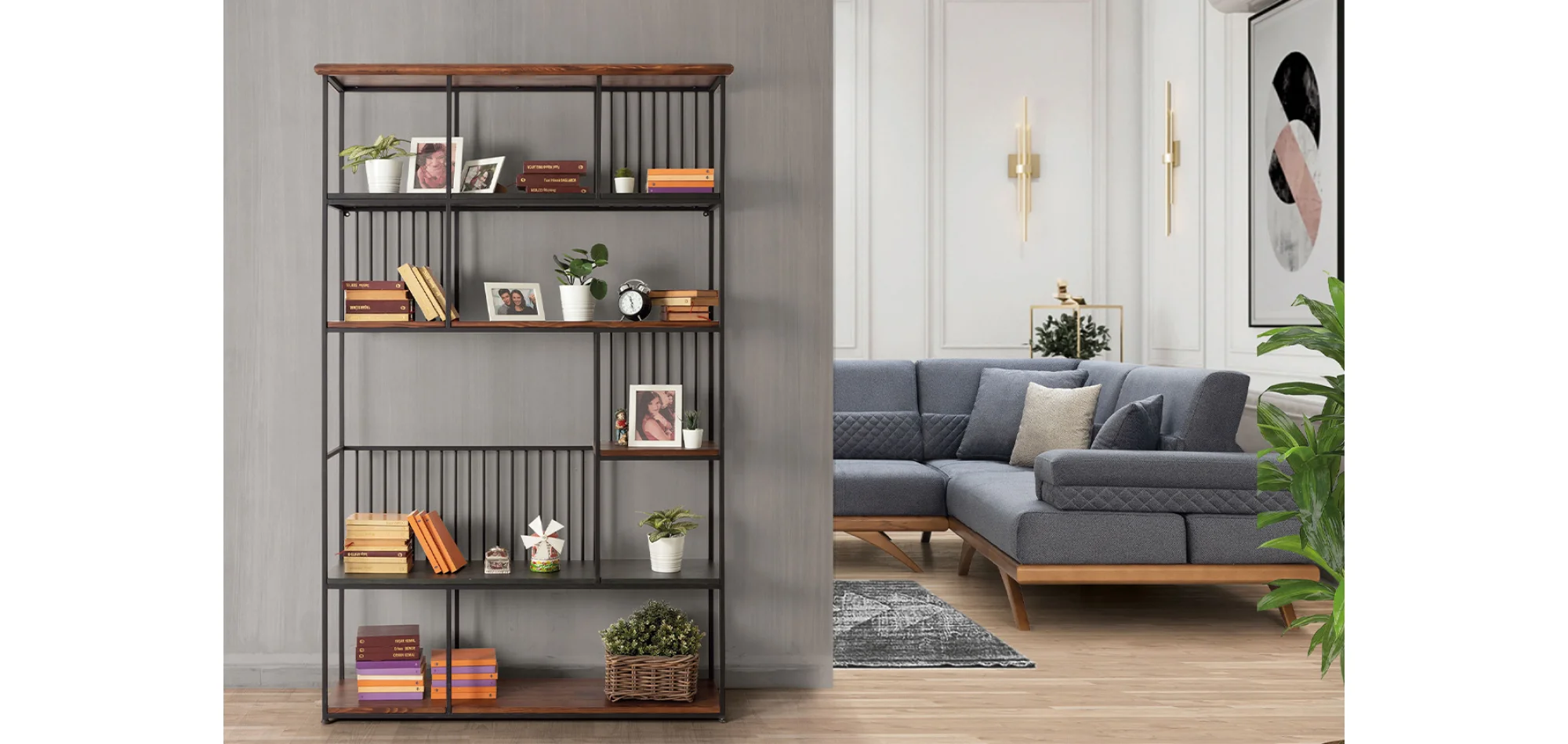 Bodrum Kitaplık Siyah