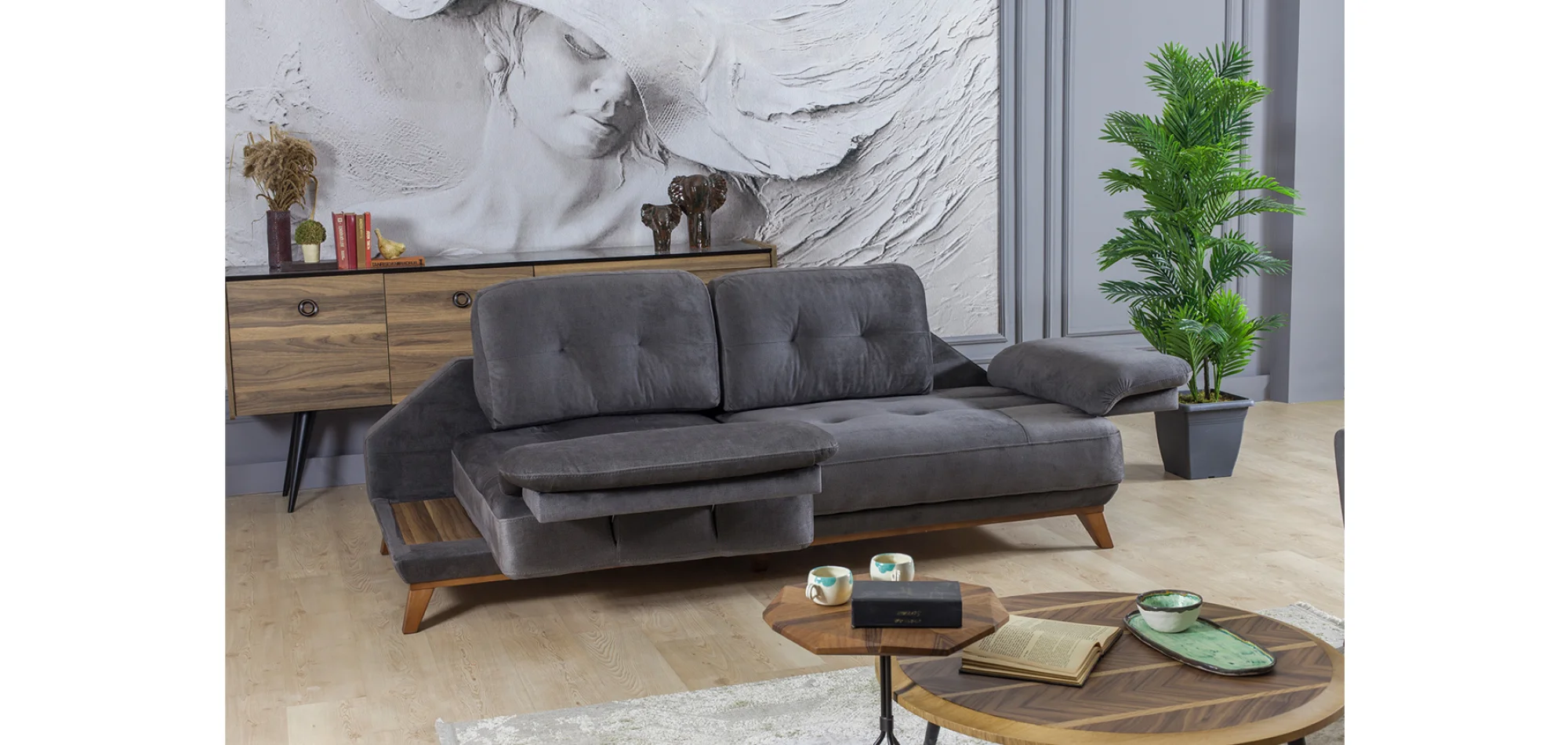 Mexes Mekanizmalı 3lü Koltuk