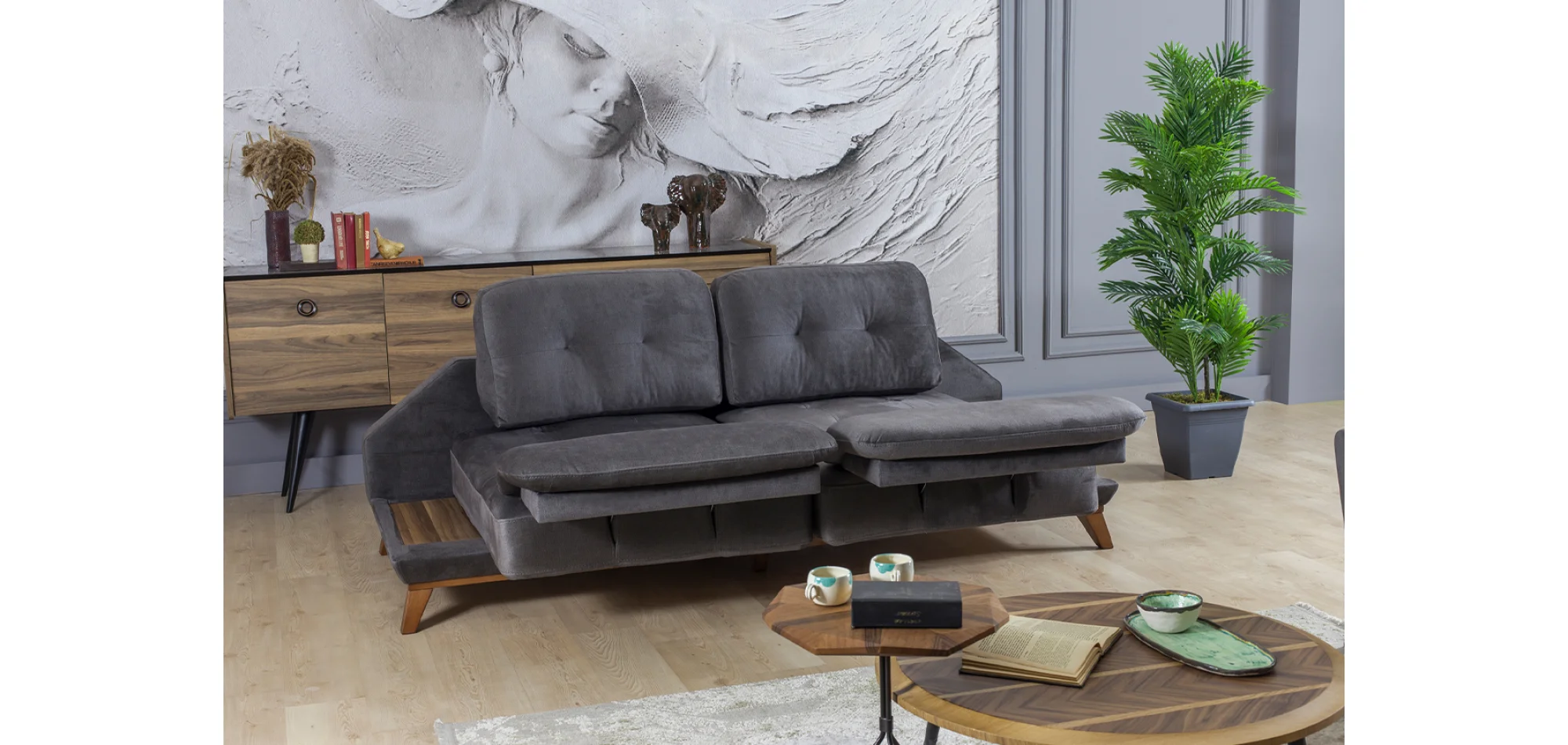 Mexes Mekanizmalı 3lü Koltuk