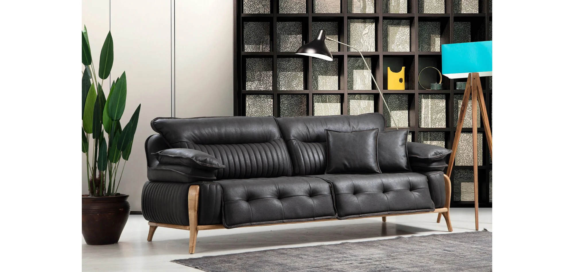 Olivya Mekanizmalı 3lü Koltuk