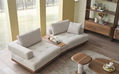 Diva Ara Sehpalı 3lü Koltuk