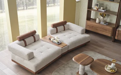 Diva Ara Sehpalı 3lü Koltuk