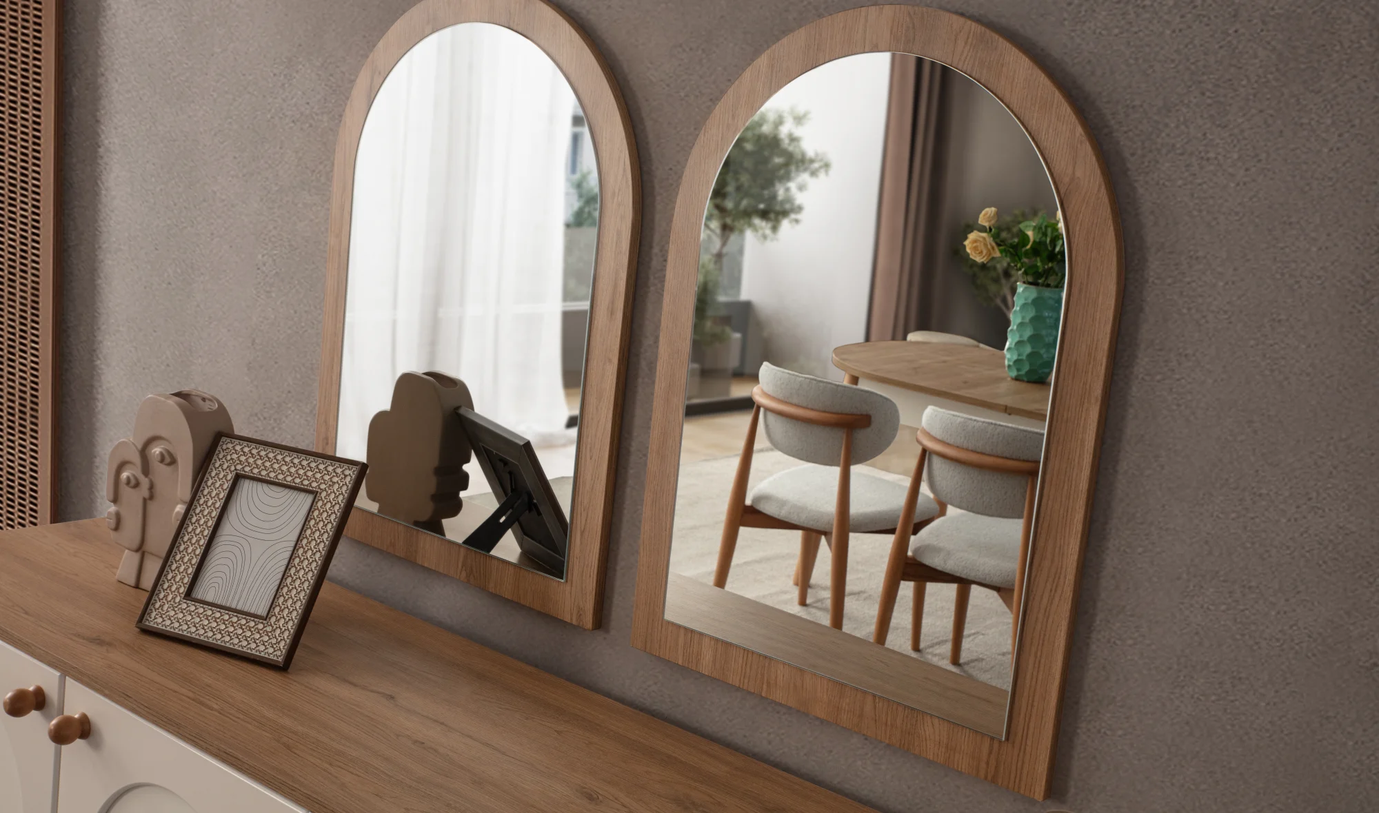 Prada Konsol Aynası(2 Adet)