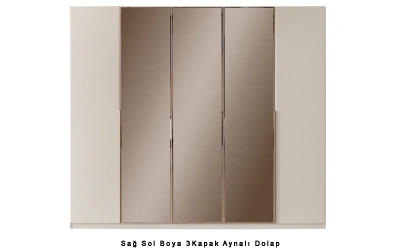 Dorello Dolap 5 Kapılı