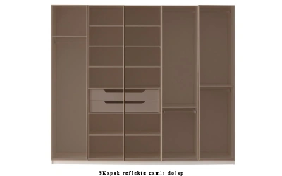 Dorello Dolap 5 Kapılı