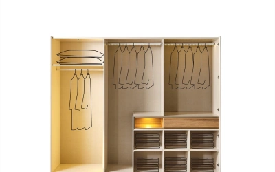 Lorvella Dolap 6 Kapılı