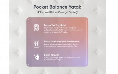 Pocket Balance Yatak 90x190