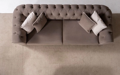 Solviera Üçlü Koltuk (Kapitoneli)