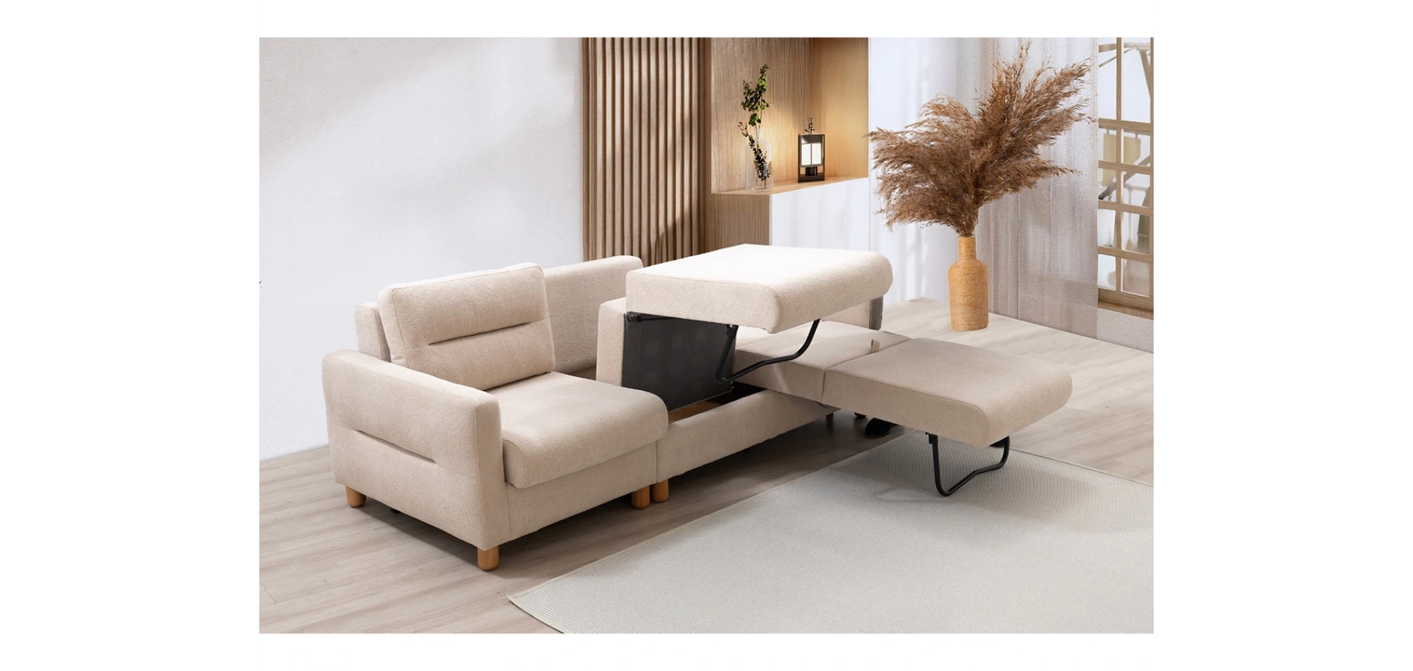 Shire Üçlü Koltuk 3 Açılır