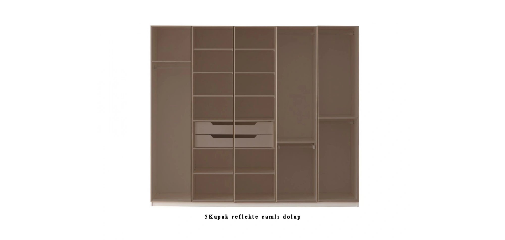 Dorello Dolap 5 Kapılı