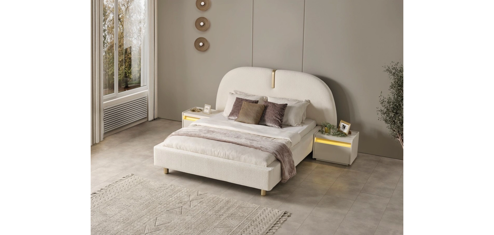 Ferilux Bazalı Karyola