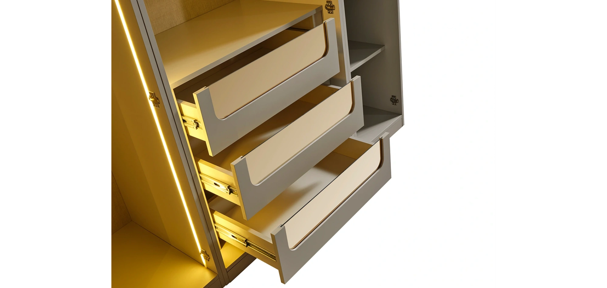 Metis İki Kapaklı Dolap içi Çekmecelik