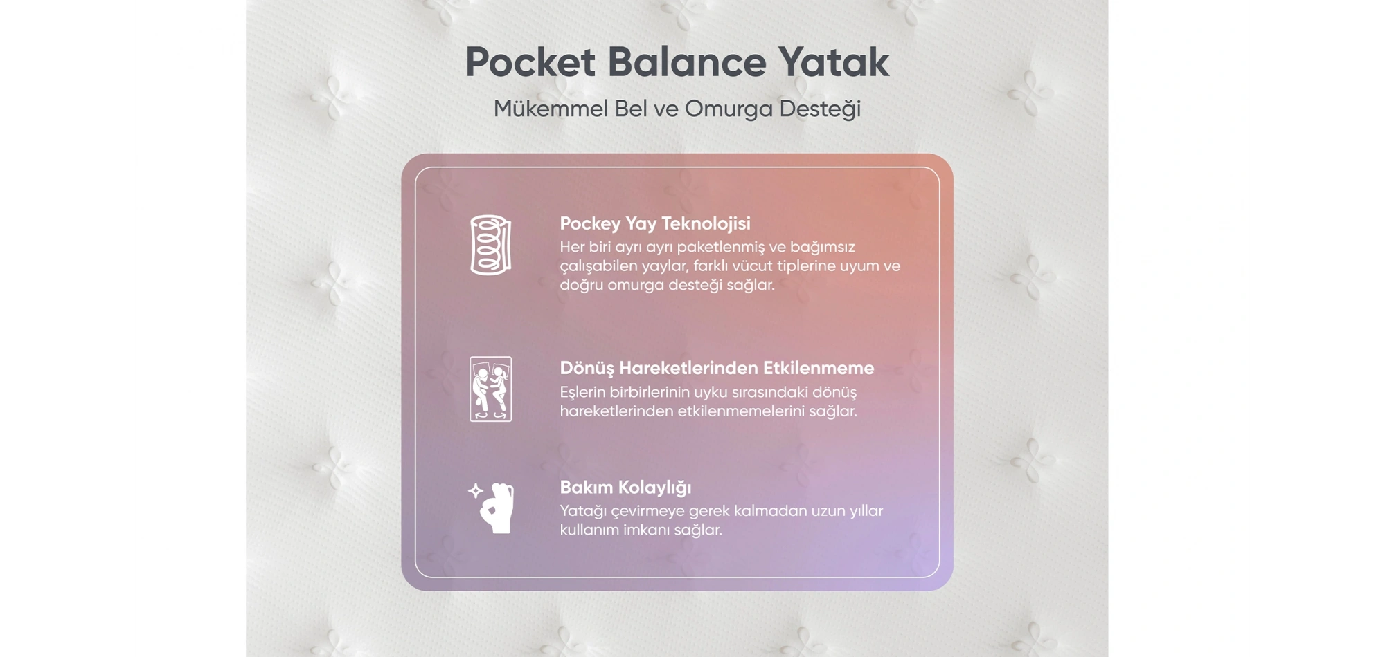 Pocket Balance Yatak 90x190