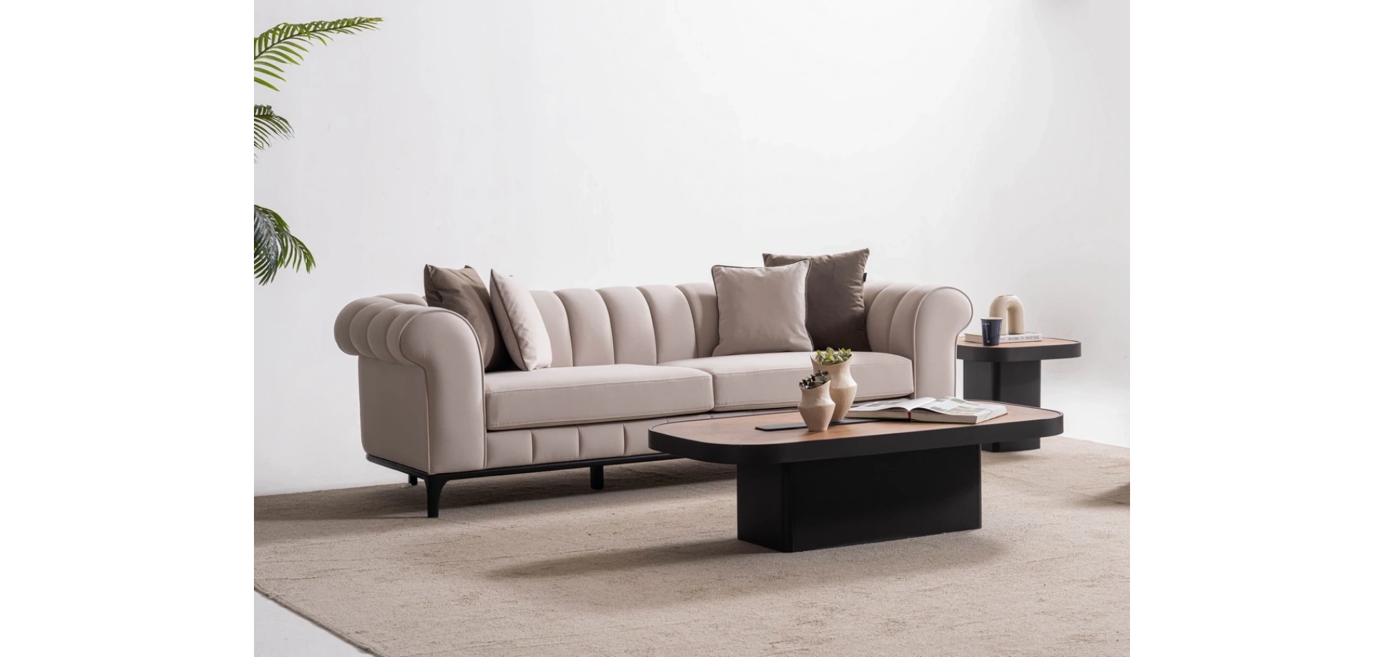 Solviera Üçlü Koltuk (Dilimli)