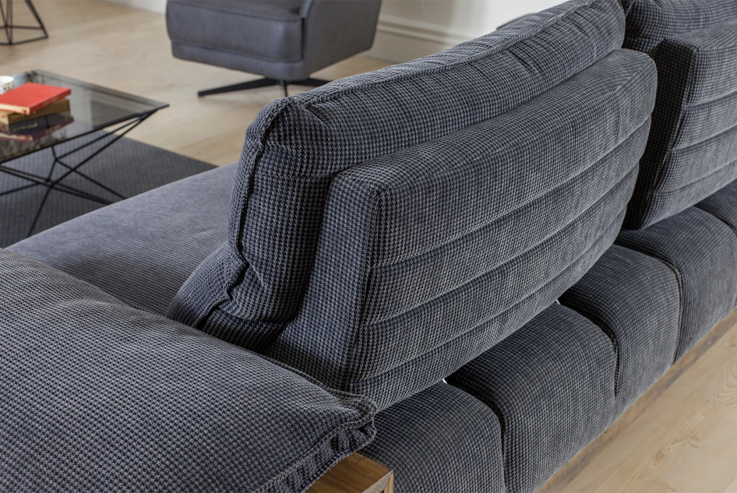 Relax Çift Kollu 3lü Koltuk