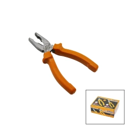 ELTOS ETP-181 ( 180MM ) ( DÖVME ÇELİK ) PENSE ( TURUNCU PLASTİK SAPLI )*6X12