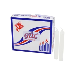 GÜL MUM KOD-210 ( BÜYÜK ) BEYAZ MUM ( 20Lİ KUTU )*1X32
