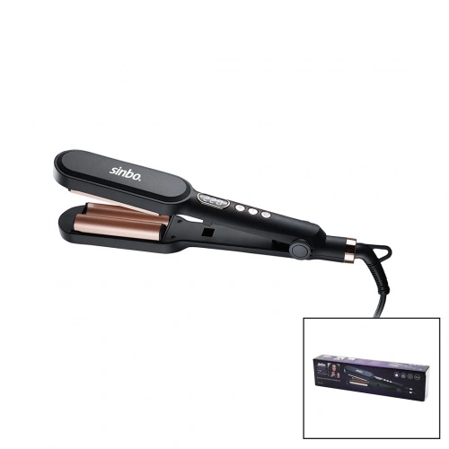 SİNBO SHD-1707 (DİJİTAL) SAÇ ŞEKİLLENDİRME CİHAZI (38X90MM SERAMİK KAPLAMA) (360° KABLO=1.8MT) (LCD SIC.AYAR=140-220℃)*12
