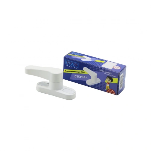 DE-AKS EMN-MK-220 ( METAL & KUTULU & BEYAZ ) EMNİYET KİLİT*15X10