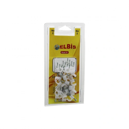 ELBİS-31  NO-2 ÇELİK ÇİVİLİ KROŞE *12X24