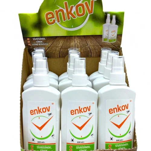 ENKOV ( VÜCUT LOSYONU ) ( K.SİNEK & SİVRİSİNEK ) KOVUCU ( SPREY ) ( 100ML )*12X8