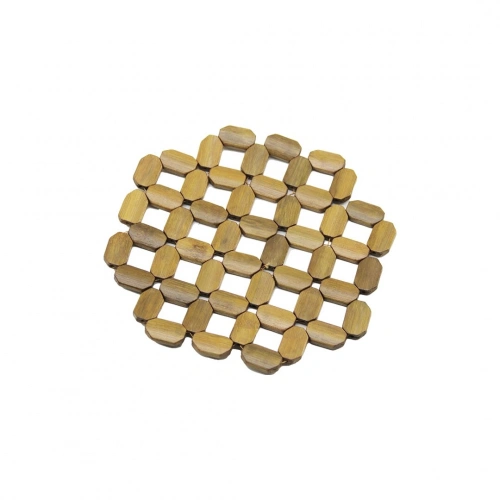 İBİCO İ22-269 ( DÖRTGEN = 17.8 X 18.8CM ) ( BONCUK ) ( PARLAK AHŞAP ) NİHALE*12X30