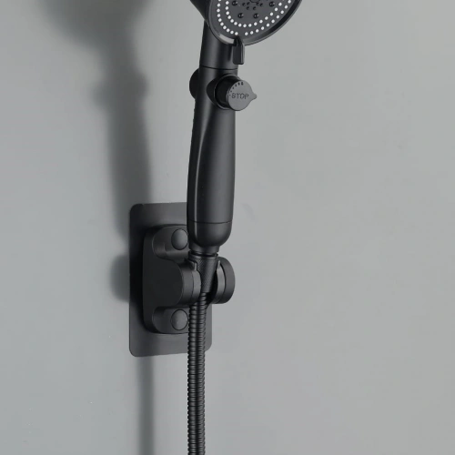 İBİCO ROYAL ( SİYAH ) ( PERVANELİ ) ( KADEMELİ ) ( STOPLU )  DUŞ BAŞLIK *100