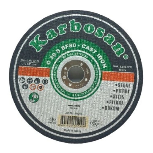 KARBOSAN 910290 SC MERMER KESCİ DİSK 180MMX3.0X22*150