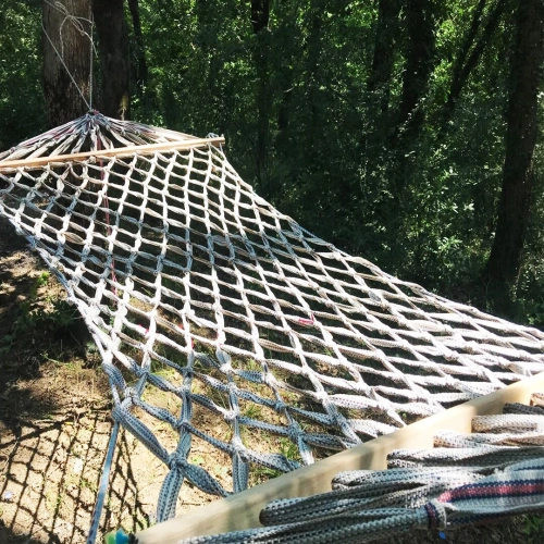 KRT-1020 ( LÜKS  ( KOLON RENKLİ İP ) HAMAK ( ÇİFT KİŞİLİK ) ( TAŞIMA KAPASİTE: 250KG )*5=K