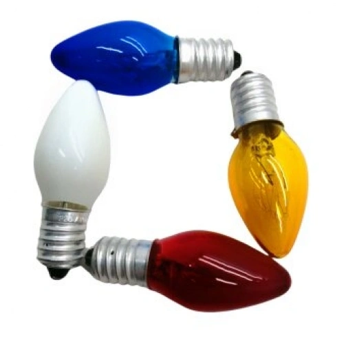 LEDON LD-1407R 7W E-14 ( RENKLİ ) GECE LAMBA AMPULU*50X20