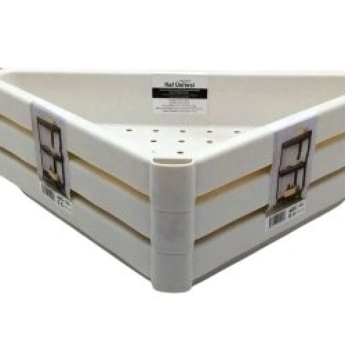 OM-2013-ÇELİKAYNA ACERO-20397 ( BEYAZ ) ( ÜÇGEN ( ÇUKUR ) PRATİK RAF ÜNİTESİ PLASTİK*8