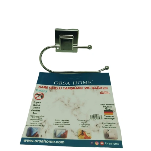 ORSA-603 KARE YAPIŞKANLI WC KAĞITLIK ASKI*16X5