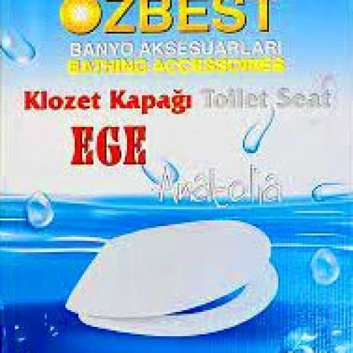 ÖZBEST ( EGE & ANATOLİA) ( DÜZ KLASİK ) LÜX KLOZET KAPAK (KUTULU AMBALAJ )*10=K