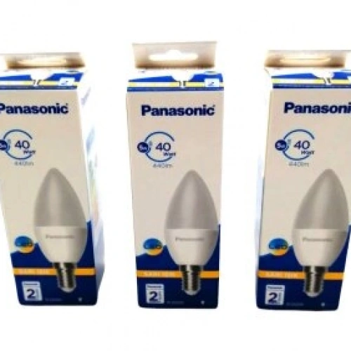 PANASONİC ( SARI ) ( E14 ) ( 4.9W ) LED ( MUM ) AMPUL ( WARM WHİTE ) ( 2700K )*20X5