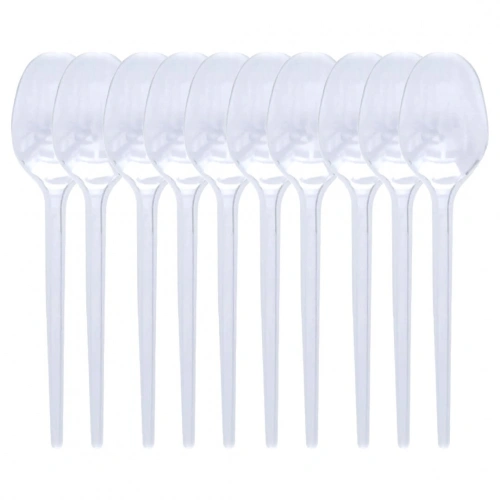 PRATİKON PR-1142 ( ŞEFFAF ) PLASTİK KAŞIK ( 10PCS )*50=K