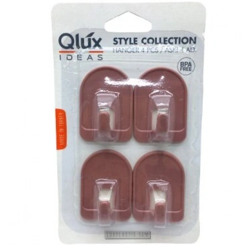 QLUX L-00136 ( 4PCS ) ( KUBBELİ ) YAPIŞKAN ASKI*80