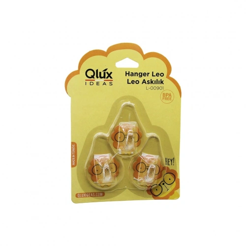 QLUX L-00901 ( 3PCS ) LEO ASKI ( ŞEFFAF ASKI ) ( YAPIŞKANLI MONTAJ )*60