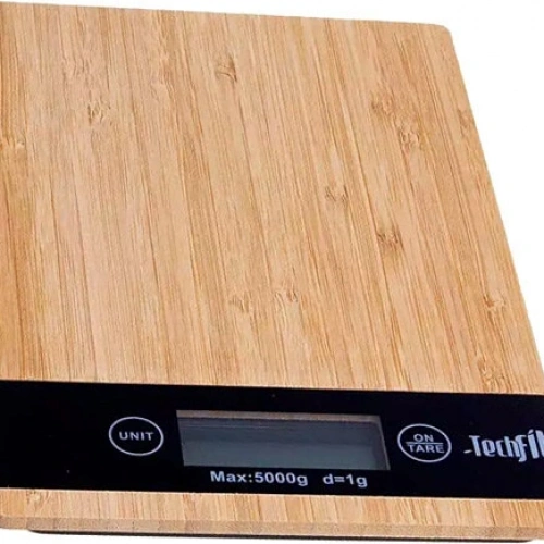 TECHFİT TF-1007 DİJİTAL BAMBU MUTFAK TERAZİ TARTI ( 5KG )*24