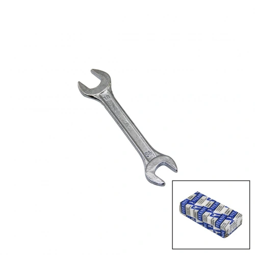 TITANIC TOOLS DOE SPANNER CODE-21 ( 12X13MM ) AÇIK ANAHTAR ( DROP FORGED ) ( DOUBLE OPEN END SPAINER )*12X40