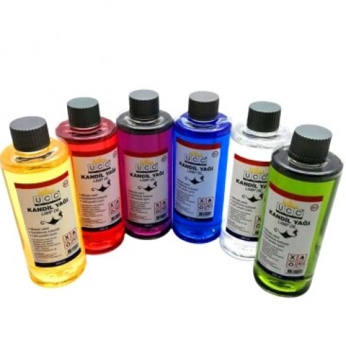 UCC ( 250ML ) KANDİL YAĞI ( MİX RENKLİ ) ( MEŞALE YAKITI ) ( PARLAMA NOKTASI : 65° ) ( LİKİT PARAFİN İÇERİR )*48