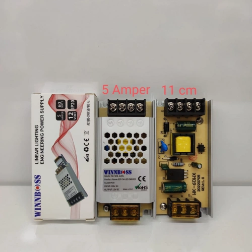 WINNBOSS WN-1205 ( 12V-5A-60W-IP20 ) ULTRA SLİM TRAFO*200