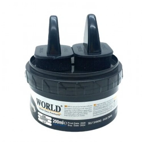 WORLD ( 200ML.) ( SİYAH BLACK ) AYAKKABI BOYASI*12X8