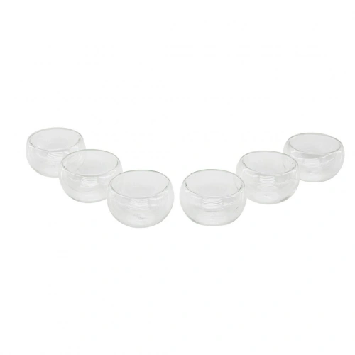 YAKUT-9997 ( 6PCS ) ( DÜZ CAM ) ( ÇİFT CİDARLI ) SOSLUK & LOKUMLUK ( 50 ML )*24=K